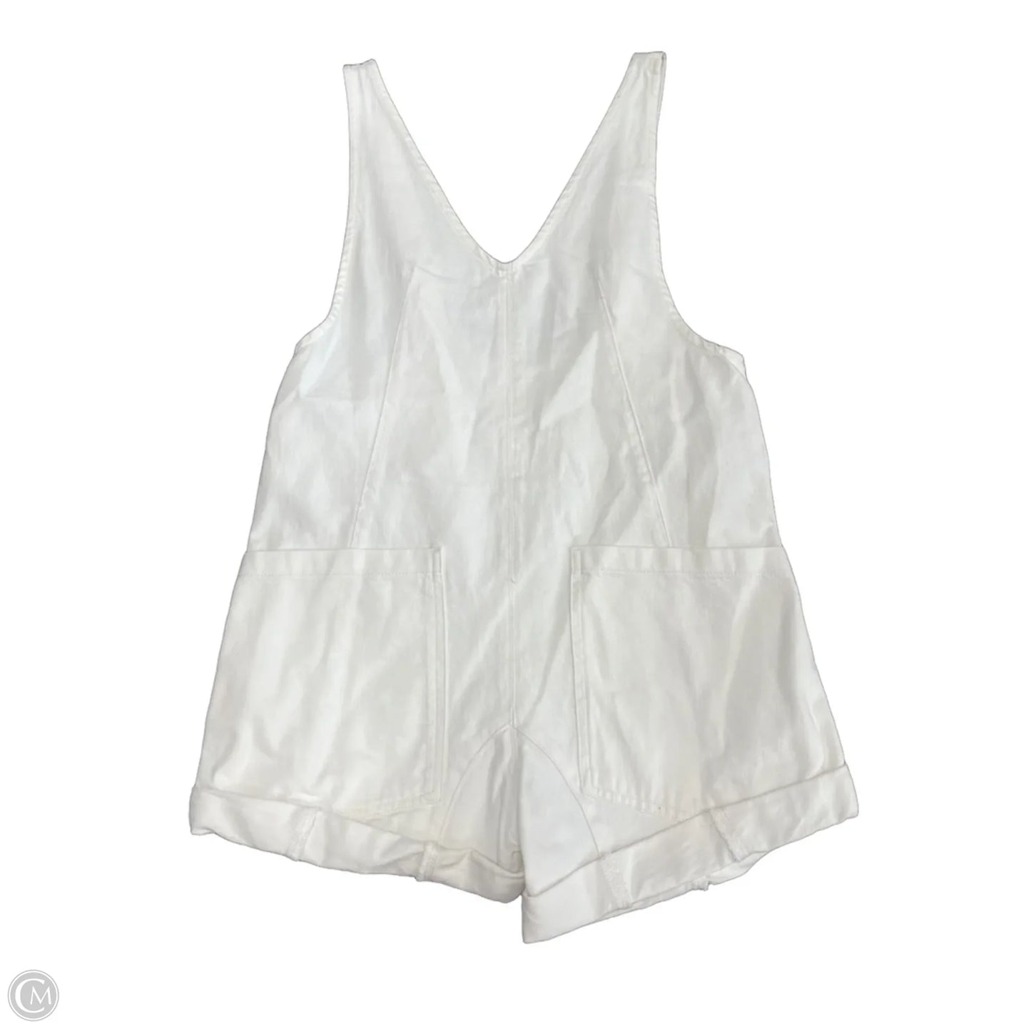 Shortalls By We The Free In White, Size: Xs
