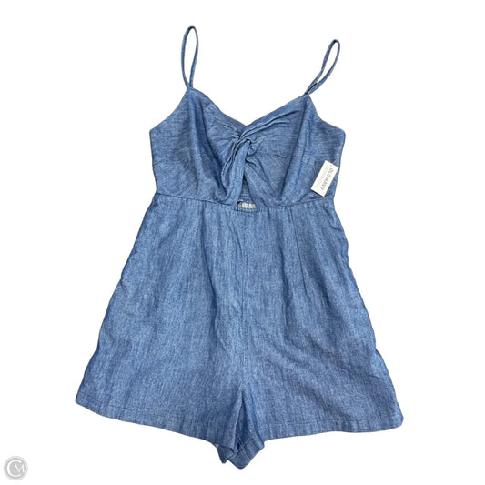 Romper By Old Navy In Blue Denim, Size: Xs