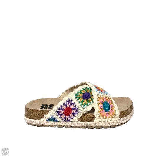 Sandals Flats By Dirty Laundry In Multi-colored, Size: 9