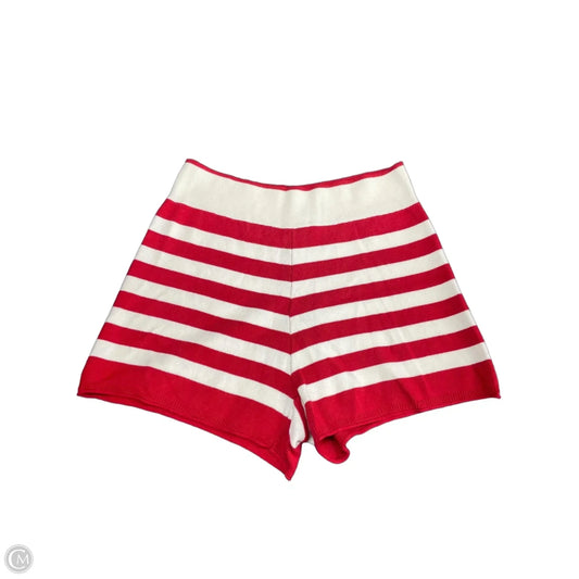 Shorts By Urban Daizy In Red & White, Size: M
