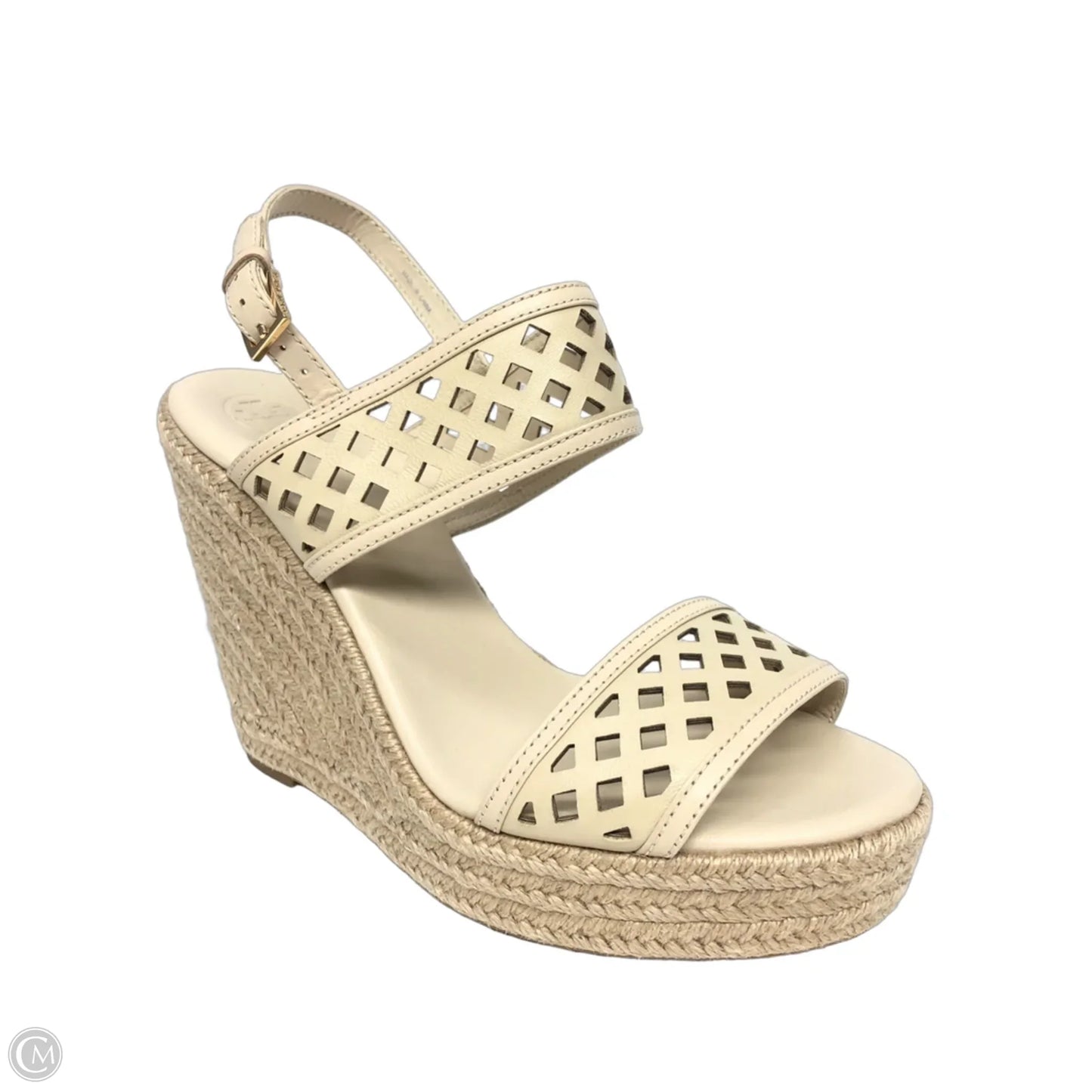 Sandals Designer By Tory Burch In Beige, Size: 10