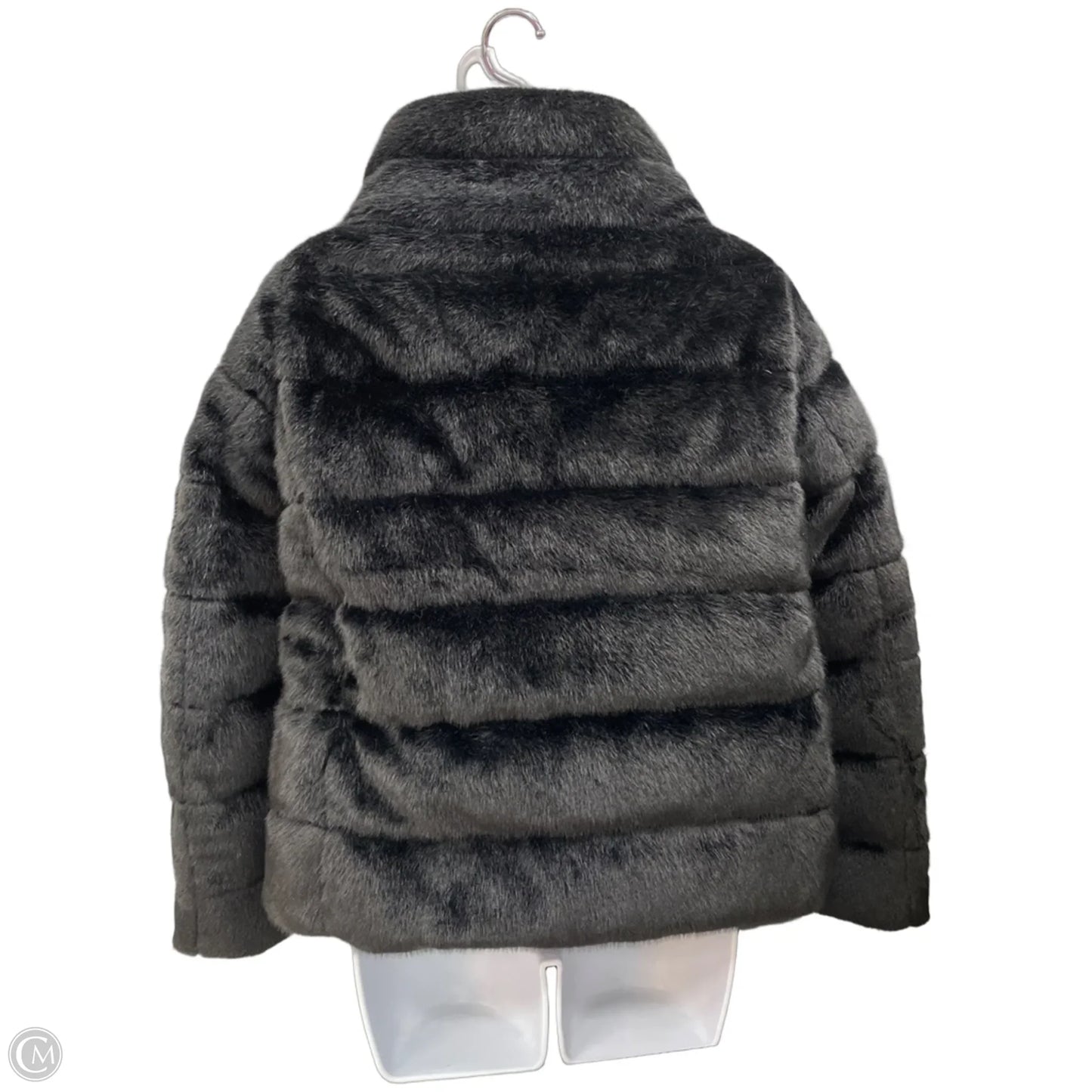 Coat Faux Fur & Sherpa By Cma In Black, Size: S