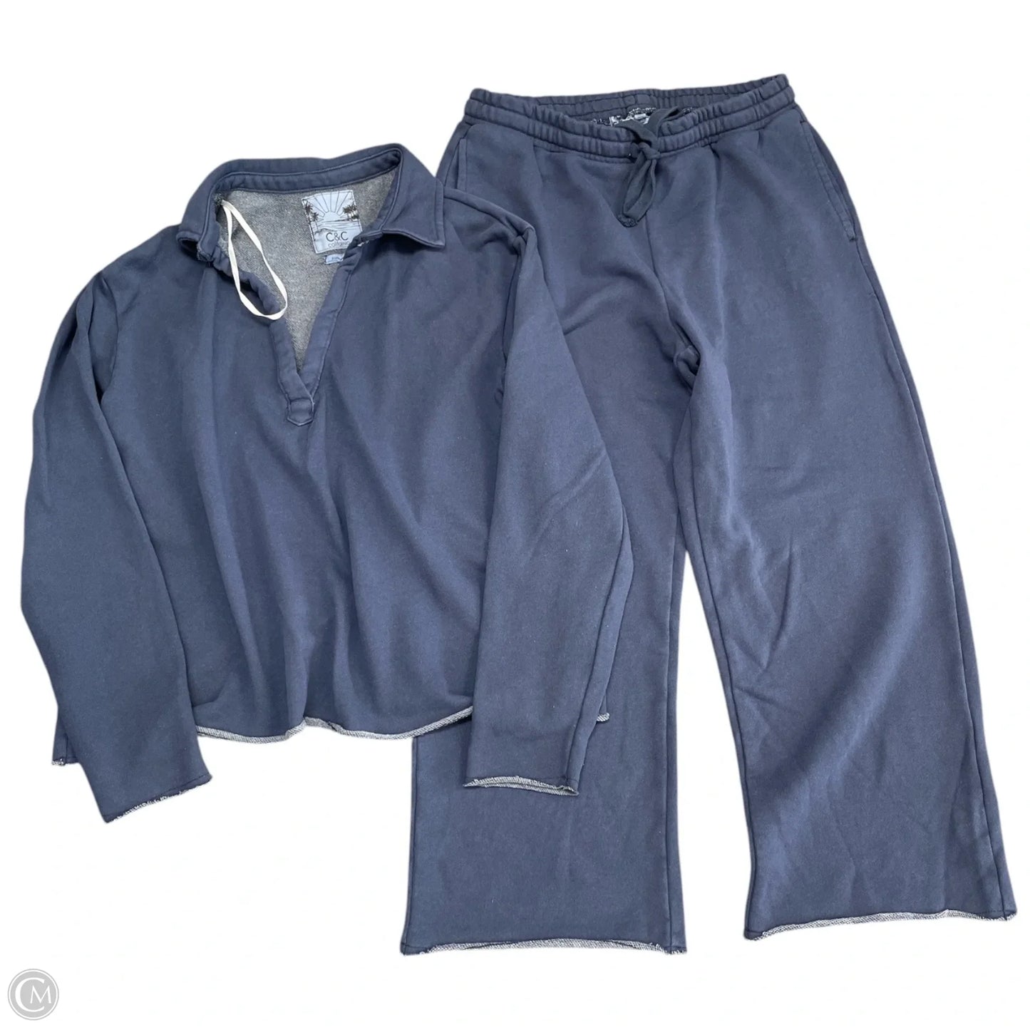 Lounge Set Pants By C And C In Blue, Size: S