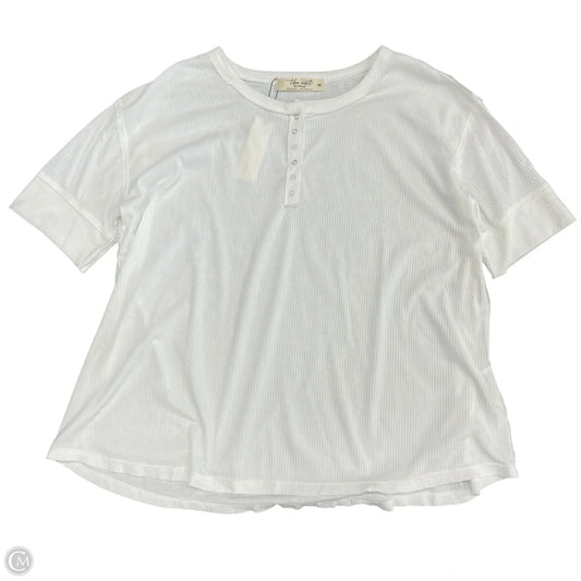 Top Short Sleeve By Three Bird Nest In White, Size: M