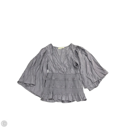 Blouse 3/4 Sleeve By Mustard Seed In Purple, Size: S