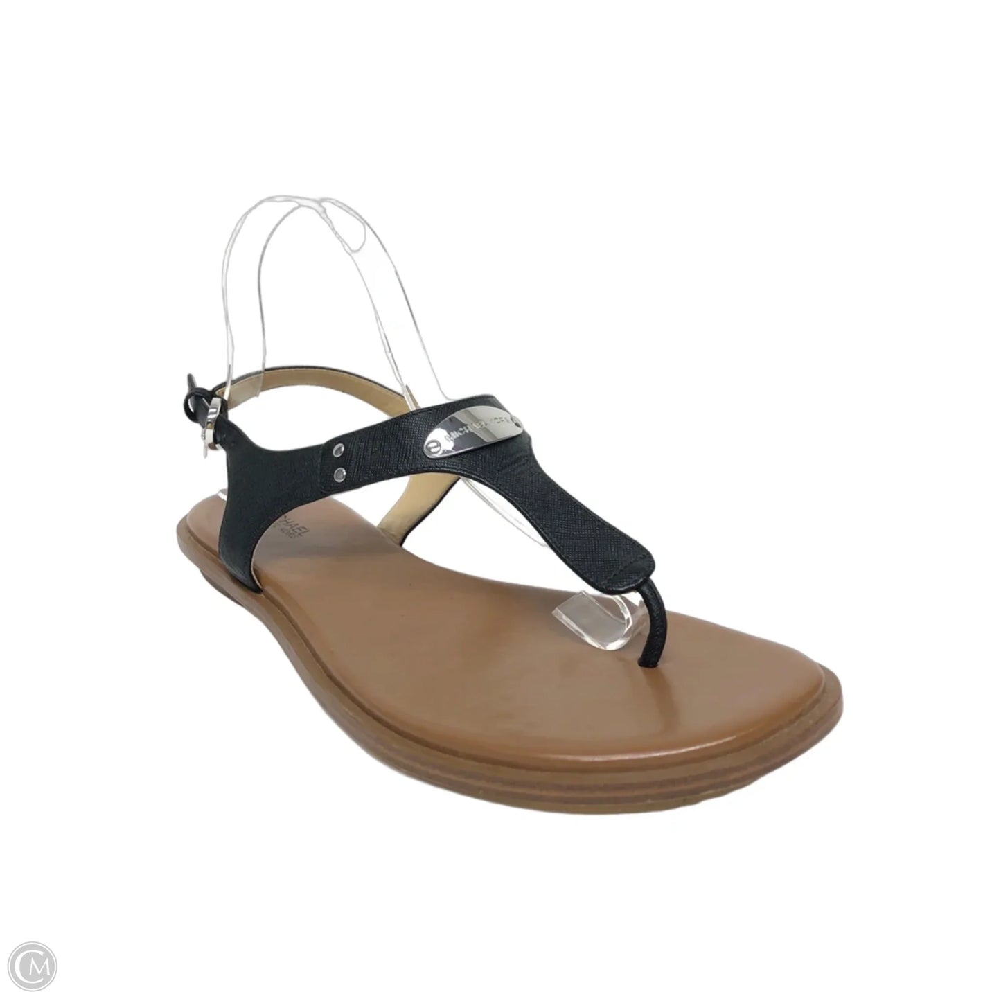 Sandals Flats By Michael By Michael Kors In Black, Size: 10