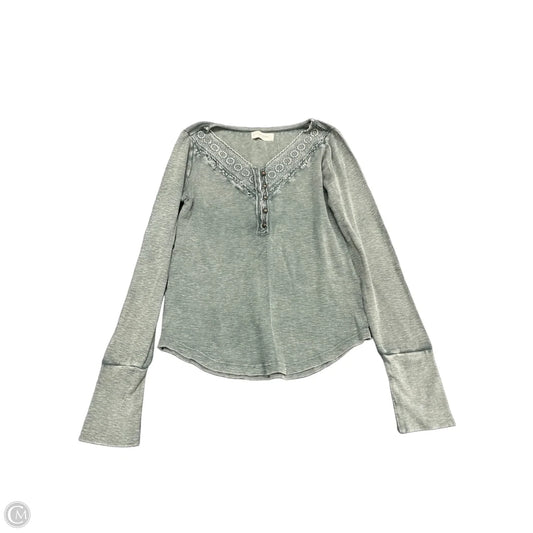 Top Long Sleeve By Lucky Brand In Green, Size: S