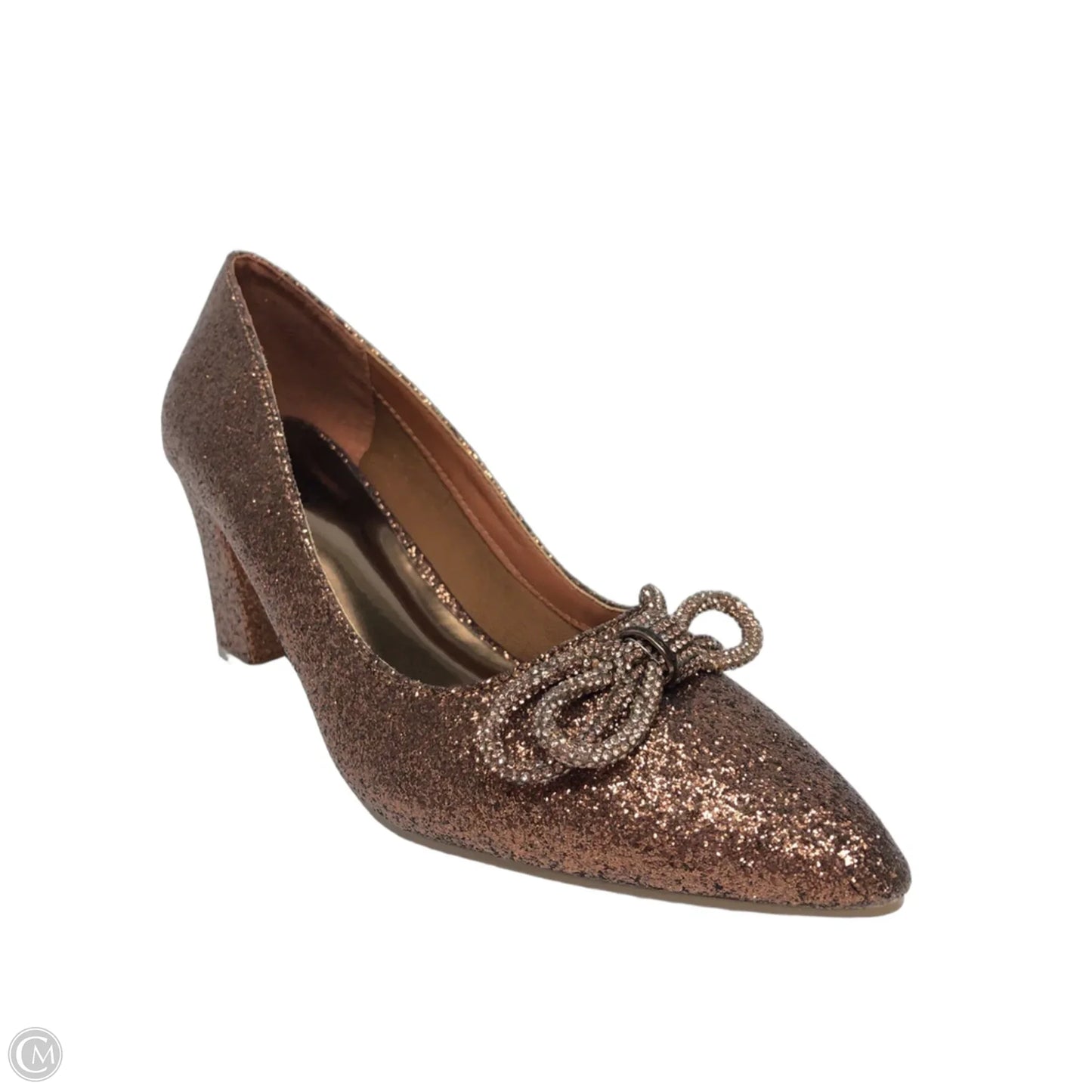 Shoes Heels Block By Clothes Mentor In Brown, Size: 8