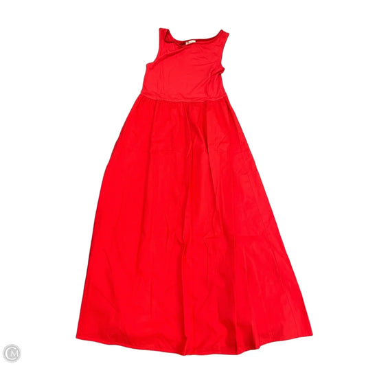 Dress Casual Midi By Loft In Red, Size: S