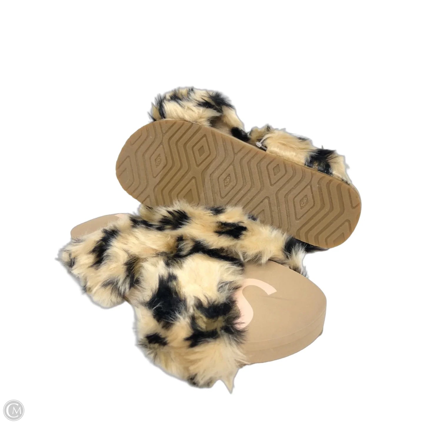 Sandals Flats By Toms In Animal Print, Size: 7