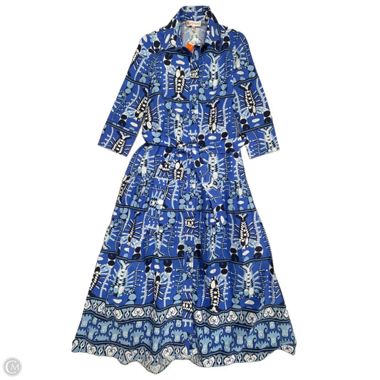 Dress Casual Maxi By Jude Connally In Blue & White, Size: Xs