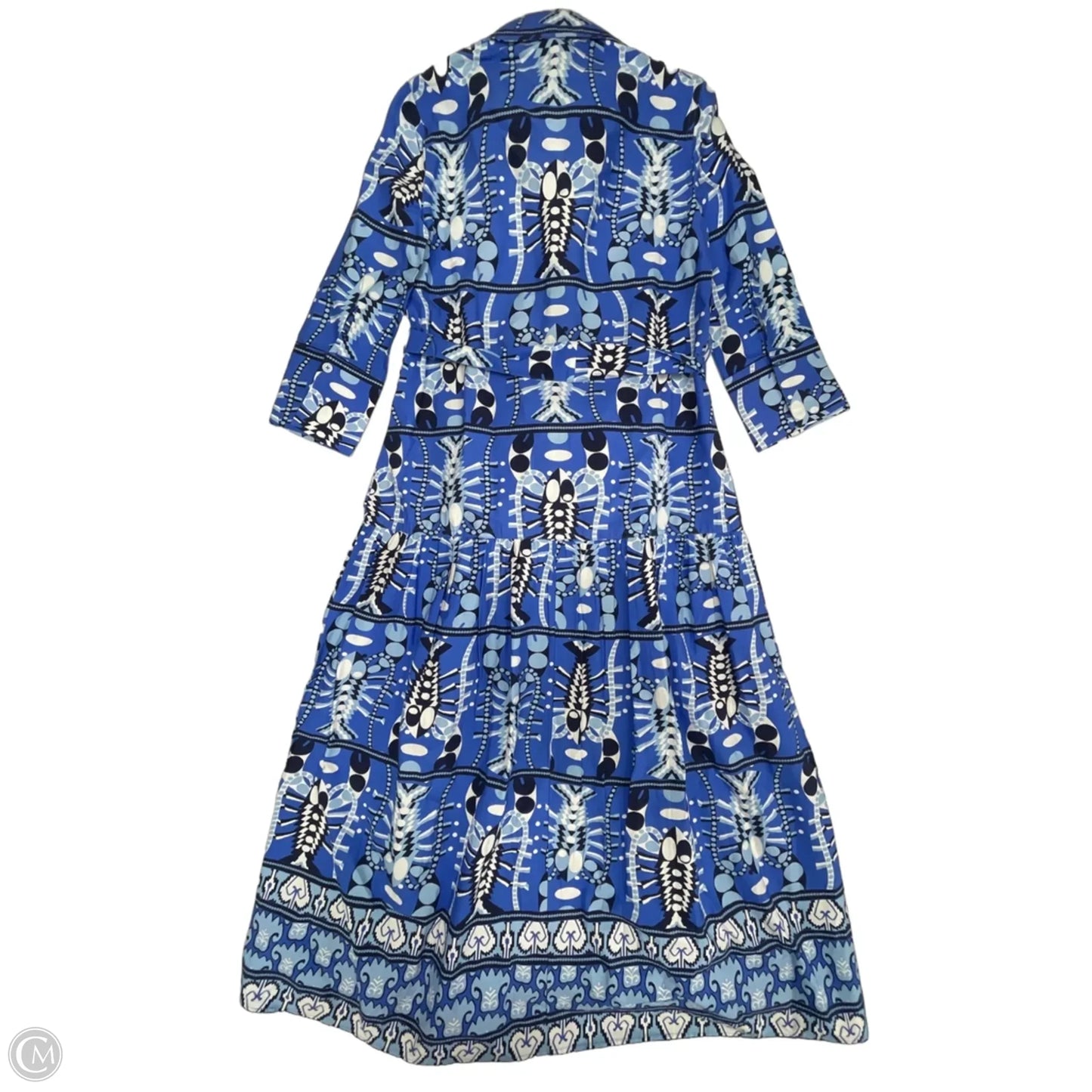 Dress Casual Maxi By Jude Connally In Blue & White, Size: Xs