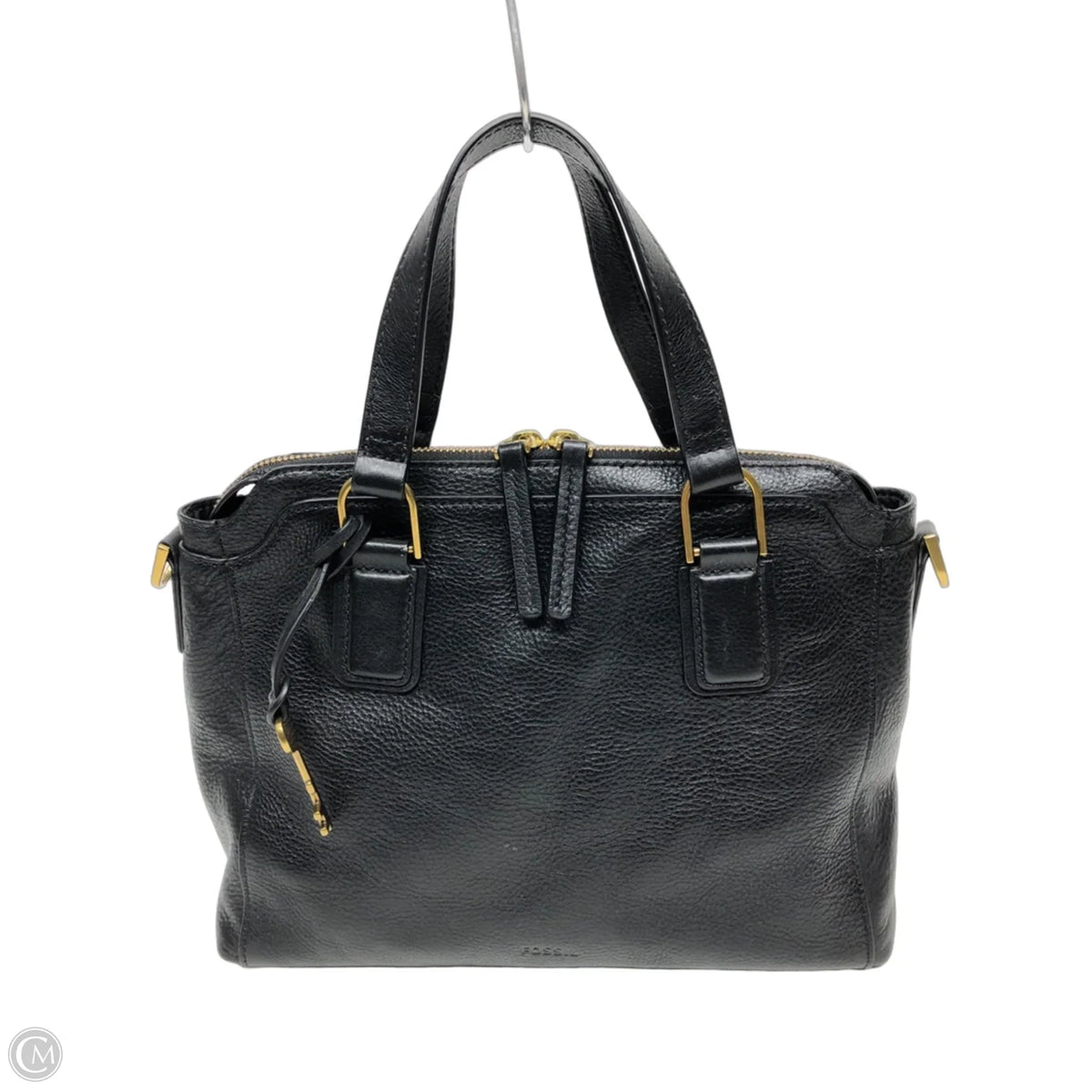 Crossbody Leather By Fossil, Size: Medium