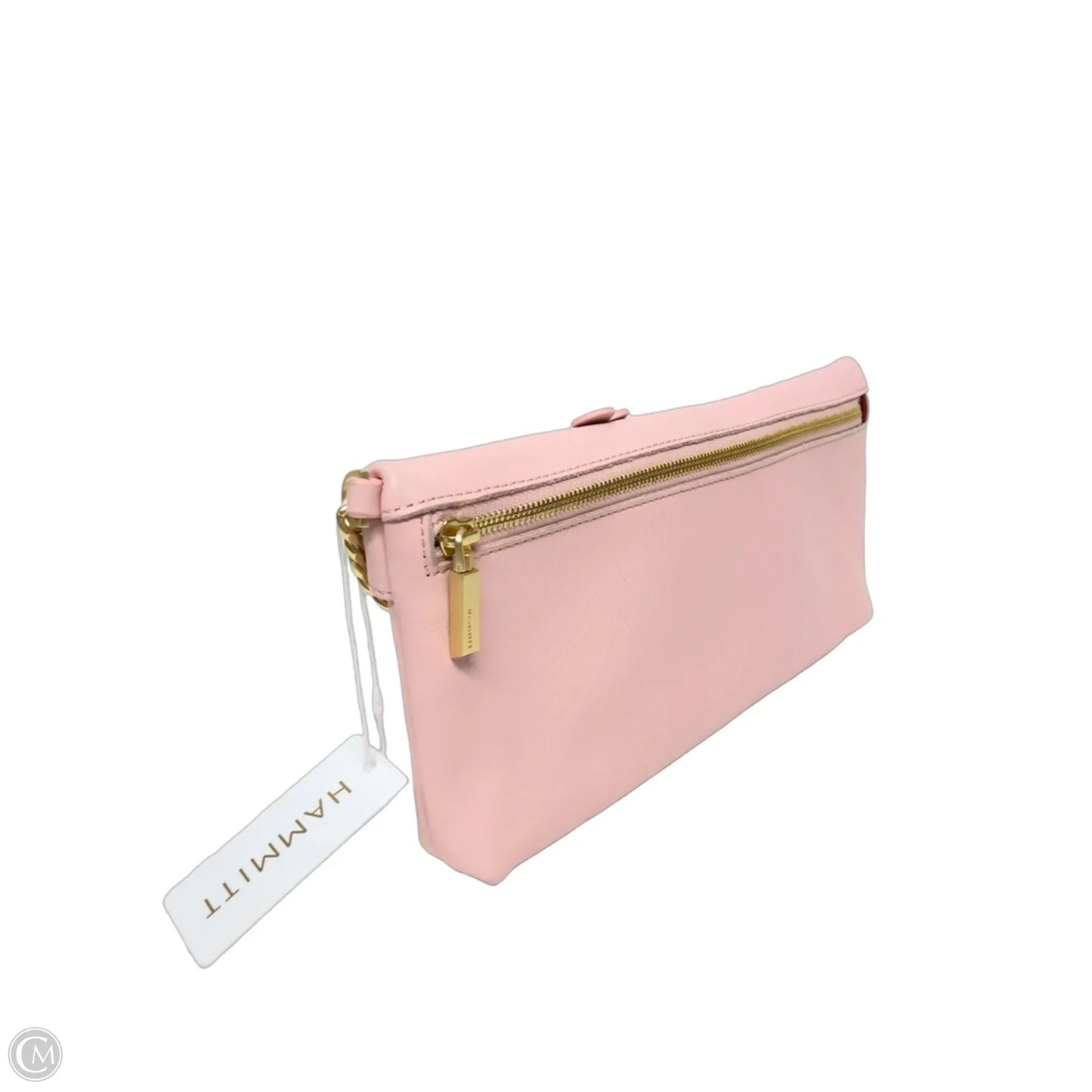 Clutch Leather By Hammitt, Size: Large