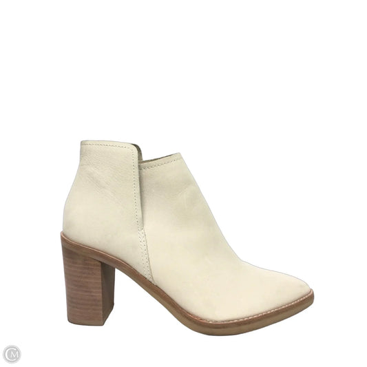 Boots Ankle Heels By Dolce Vita In Cream, Size: 7.5