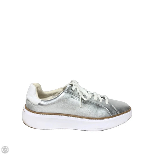 Shoes Sneakers By Cole-haan In Silver, Size: 10