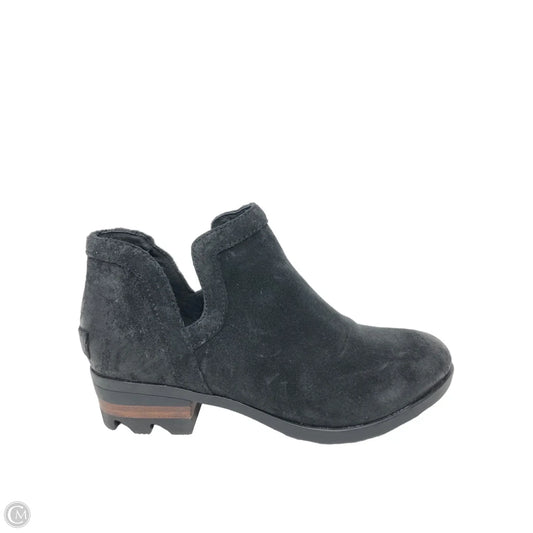 Boots Ankle Heels By Sorel In Black, Size: 6