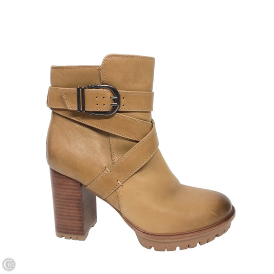 Boots Leather By Naturalizer In Tan, Size: 8.5