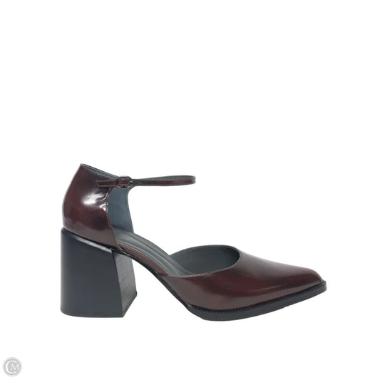 Shoes Heels Block By Sarto In Brown, Size: 9.5