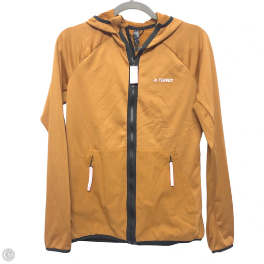 Athletic Jacket By Adidas In Yellow, Size: M