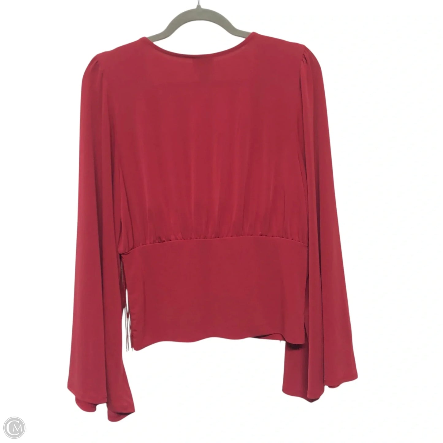 Top Long Sleeve By Daytrip In Red, Size: M