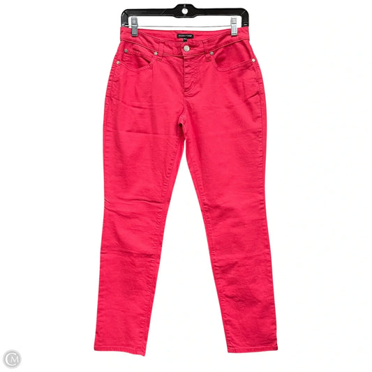 Jeans Straight By Eileen Fisher In Red, Size: 4