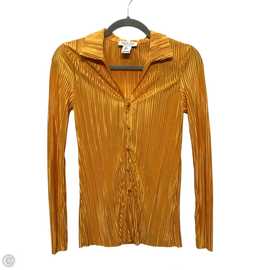 Top Long Sleeve By Rachel Zoe In Yellow, Size: S