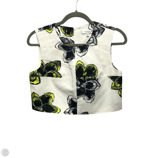 Top Sleeveless Designer By Milly In Cream, Size: 2