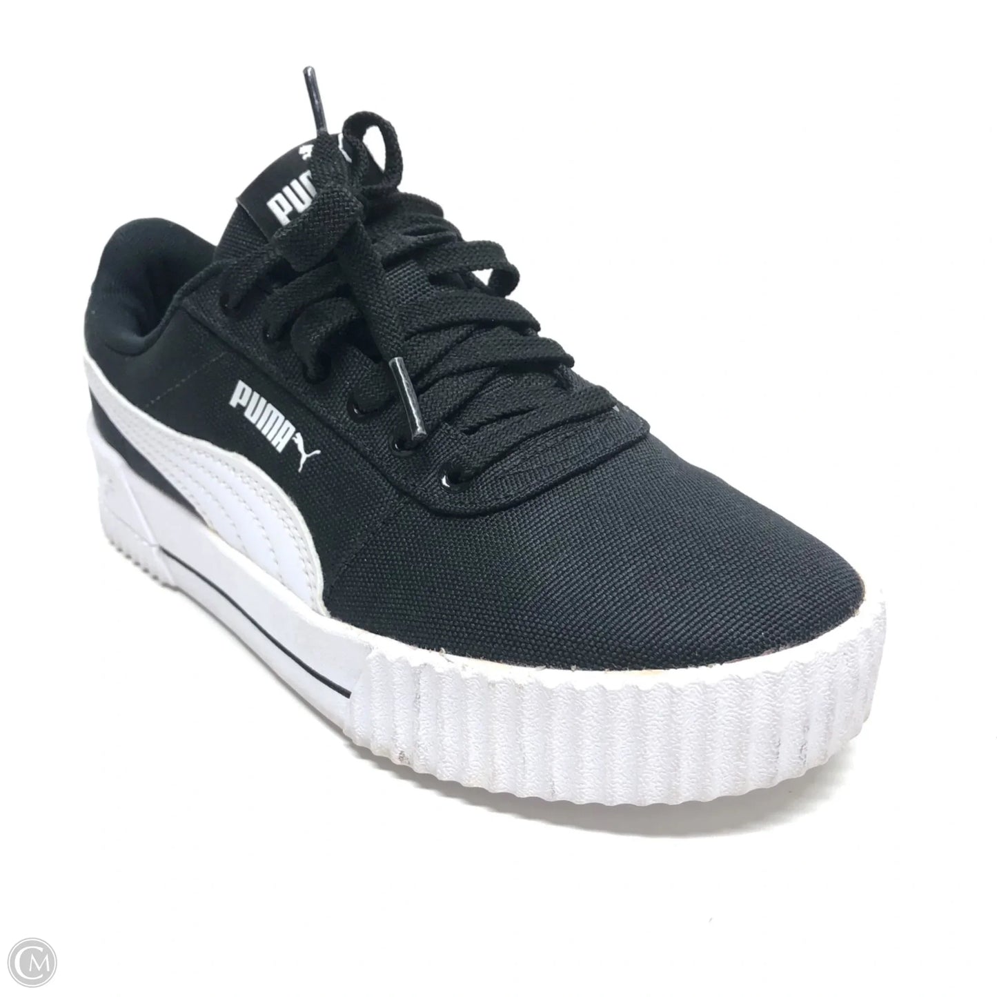 Shoes Athletic By Puma In Black & White, Size: 6
