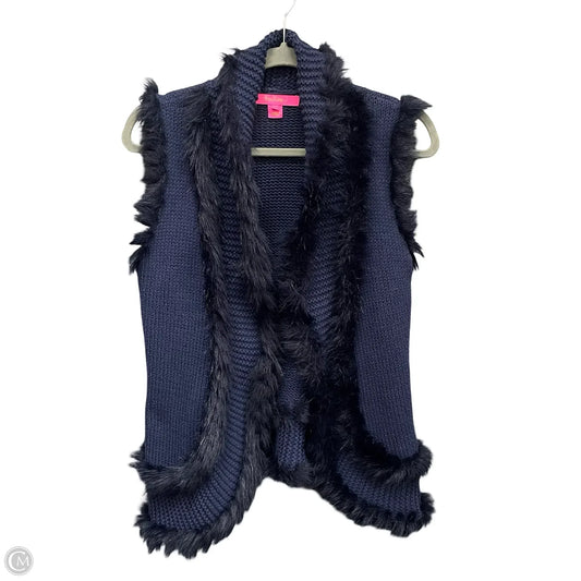 Vest Designer By Lilly Pulitzer In Navy, Size: Xs