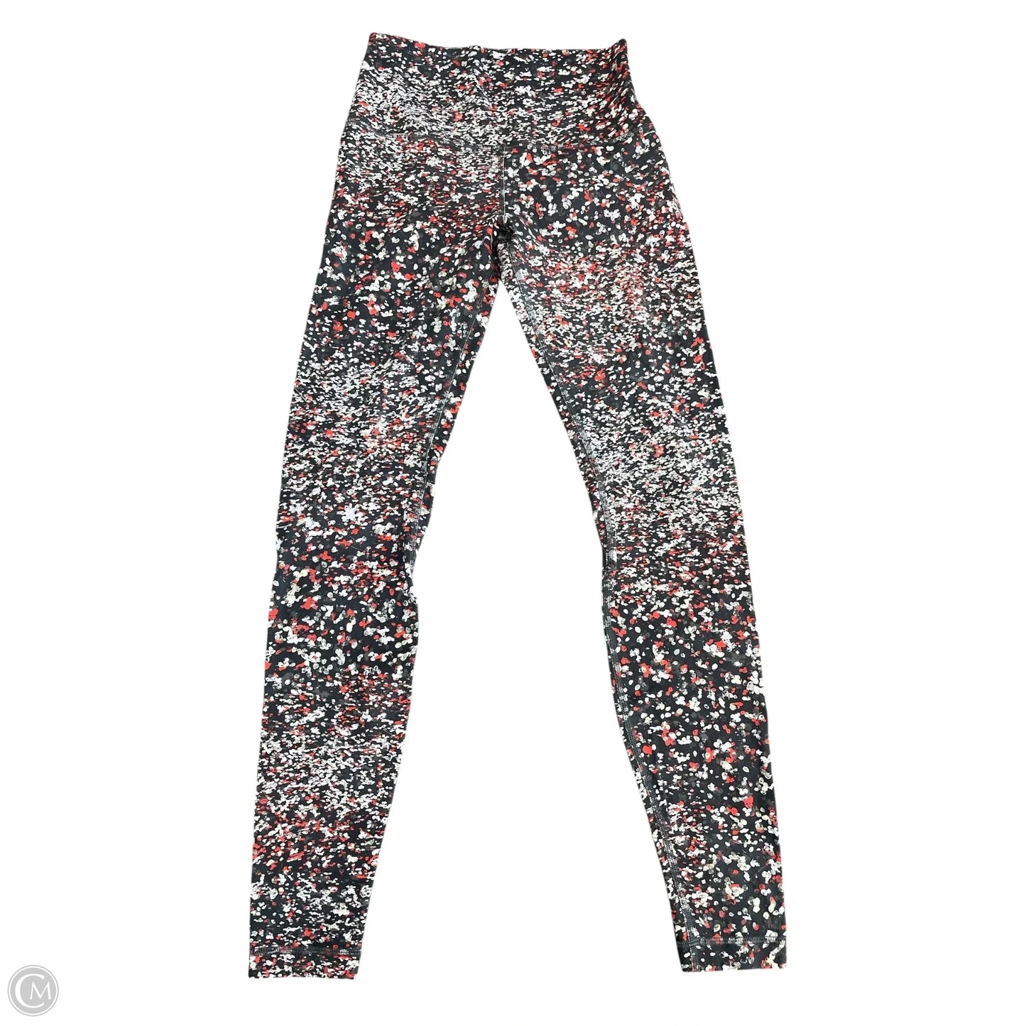 Athletic Leggings By Lululemon In Black & White, Size: 6