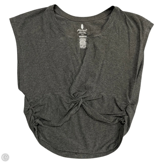 Top Sleeveless By Free People In Grey, Size: M
