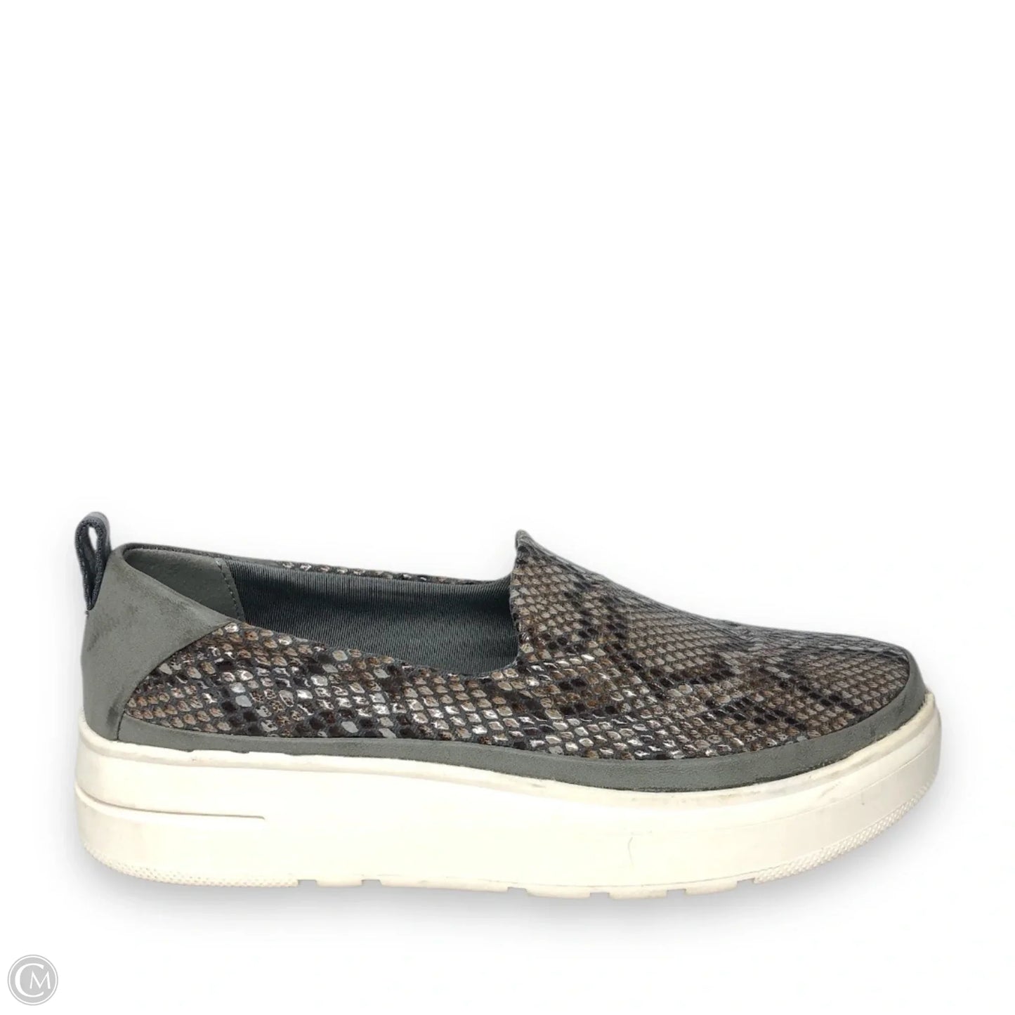 Shoes Heels Platform By Bare Traps In Snakeskin Print, Size: 8.5