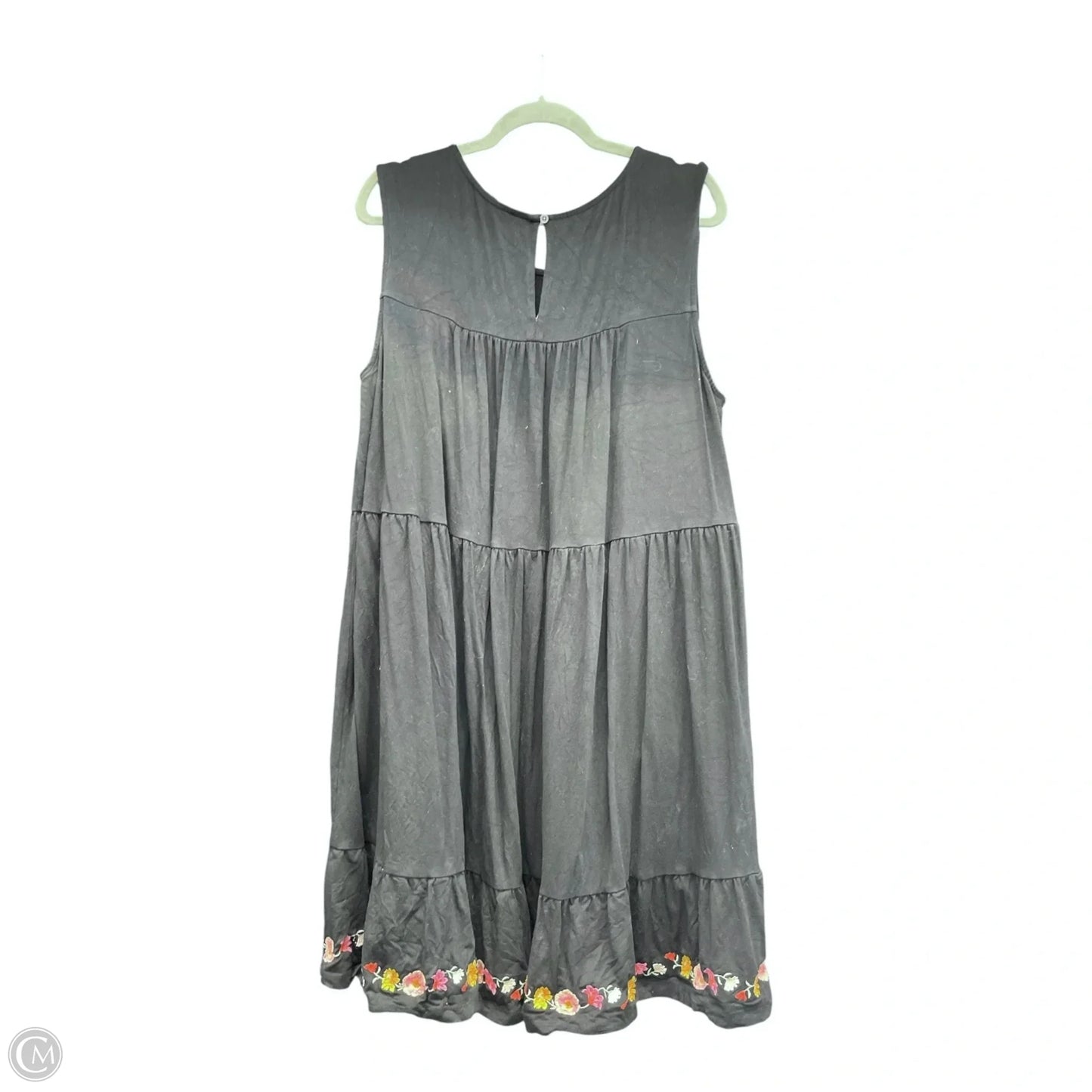 Dress Casual Midi By Loft In Black, Size: 18