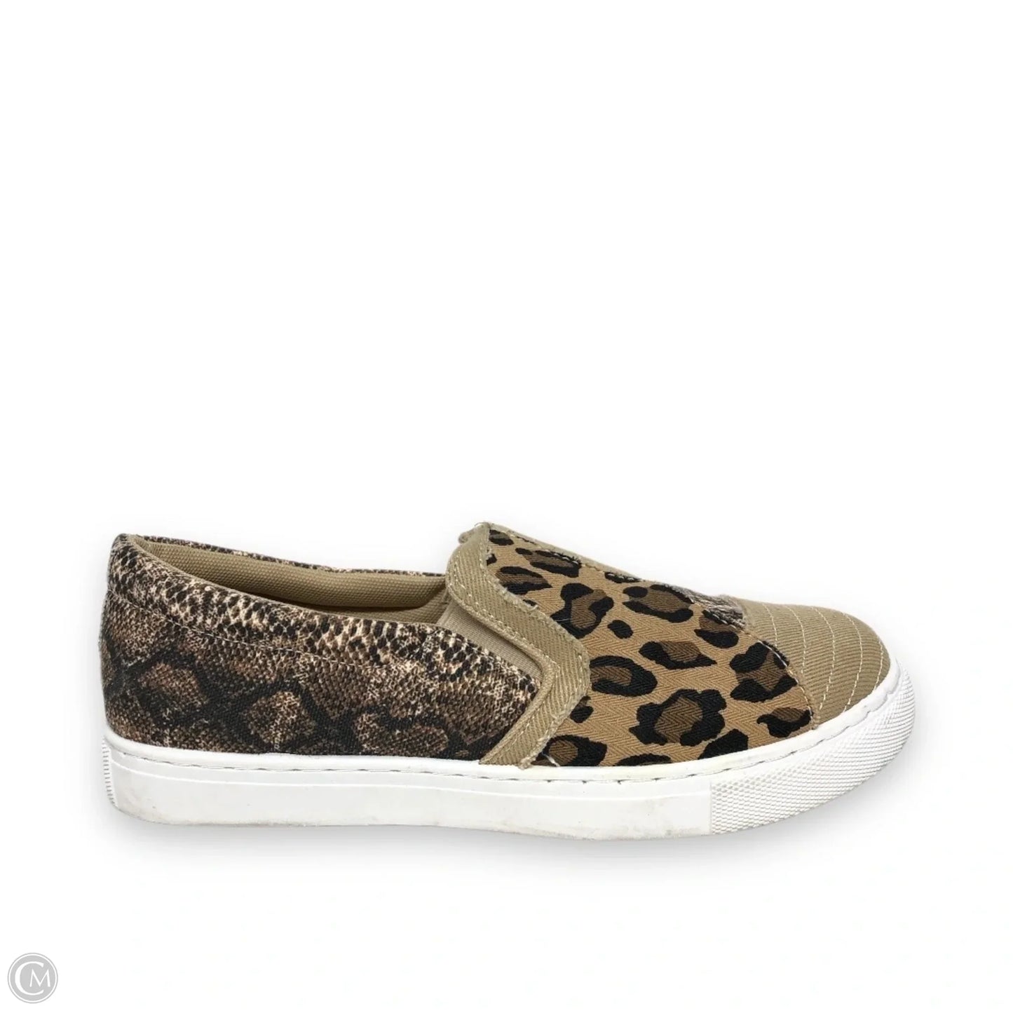 Shoes Flats By Clothes Mentor In Leopard Print, Size: 9