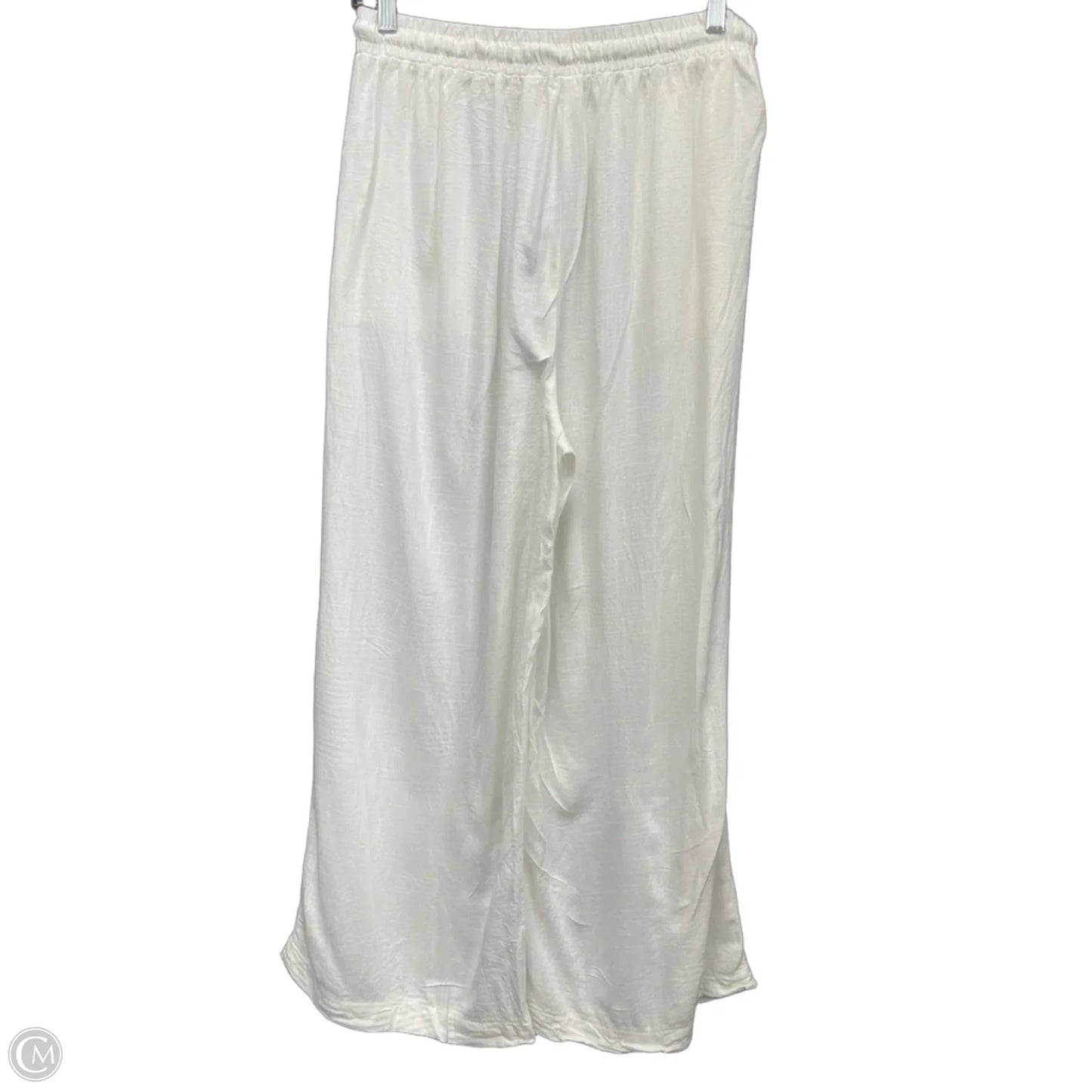 Pants Linen By Zenana In White, Size: L
