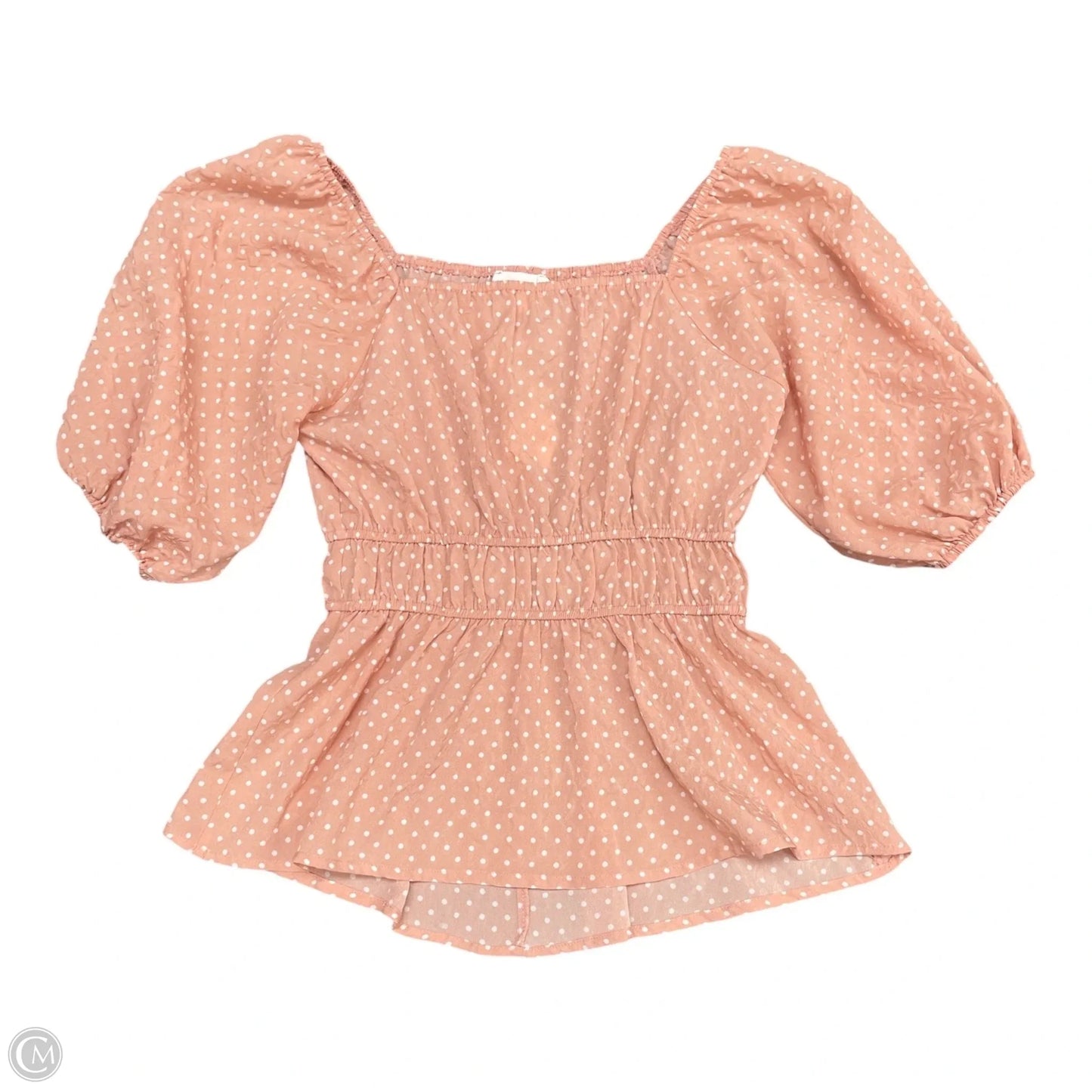 Top Short Sleeve By Oddi In Orange, Size: Small