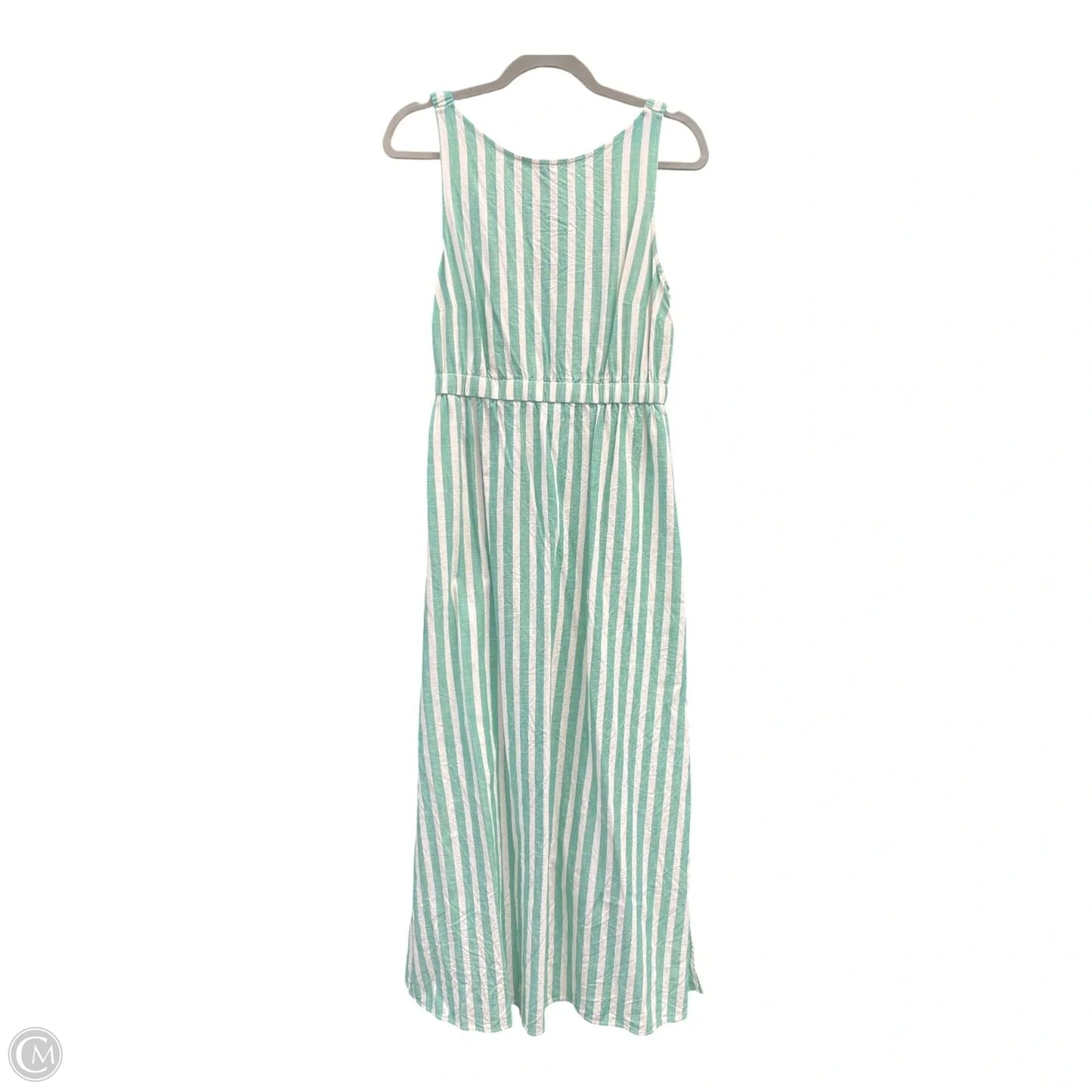 Dress Casual Maxi By Universal Thread In Green & White, Size: S