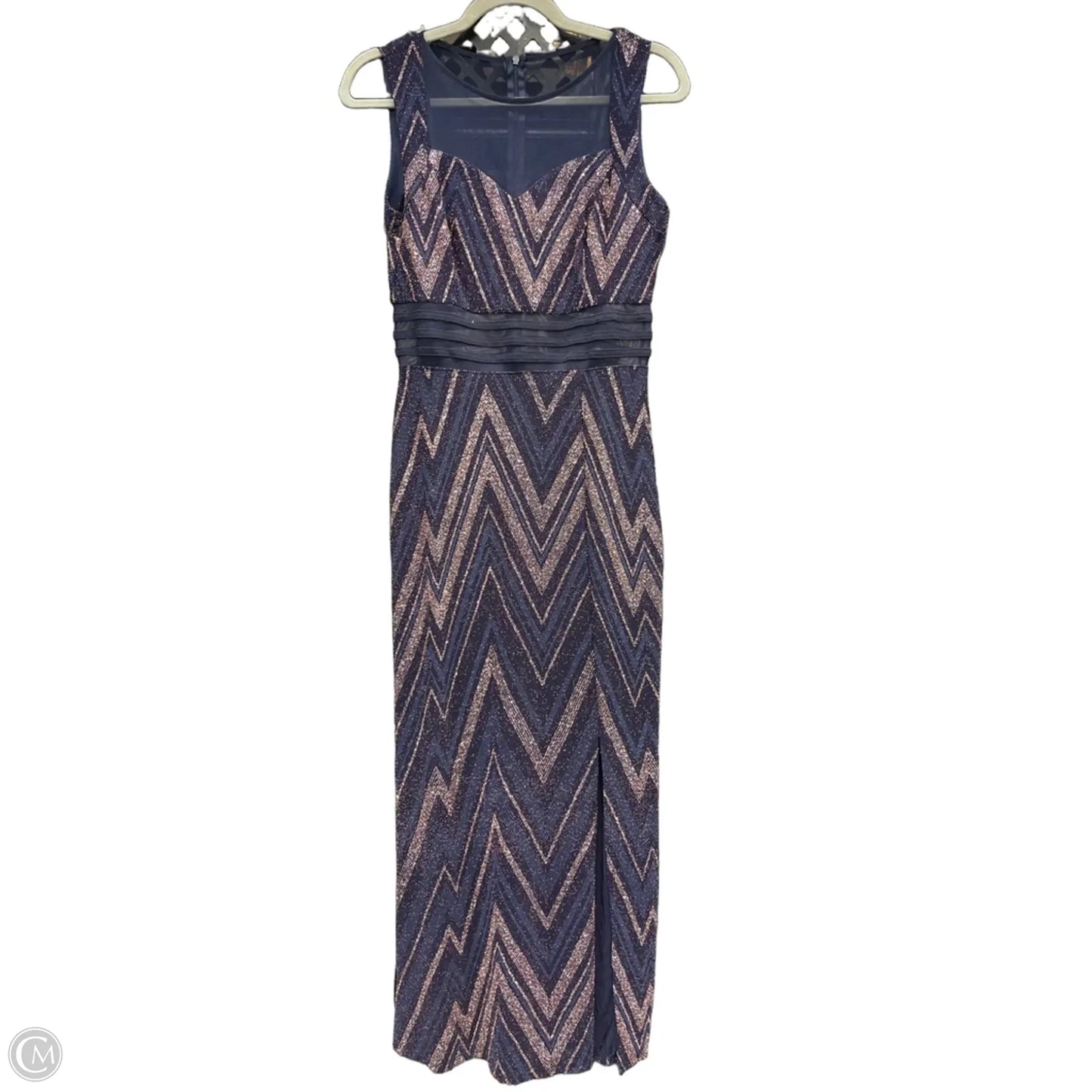 Dress Casual Maxi By En Focus In Navy, Size: 8