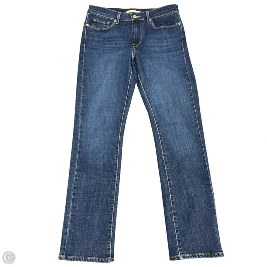 Jeans Straight By Levis In Blue, Size: 8