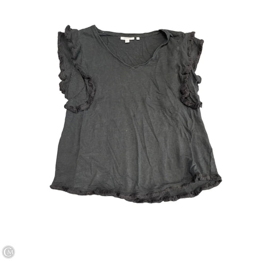 Top Short Sleeve By Chicos In Black, Size: Xl
