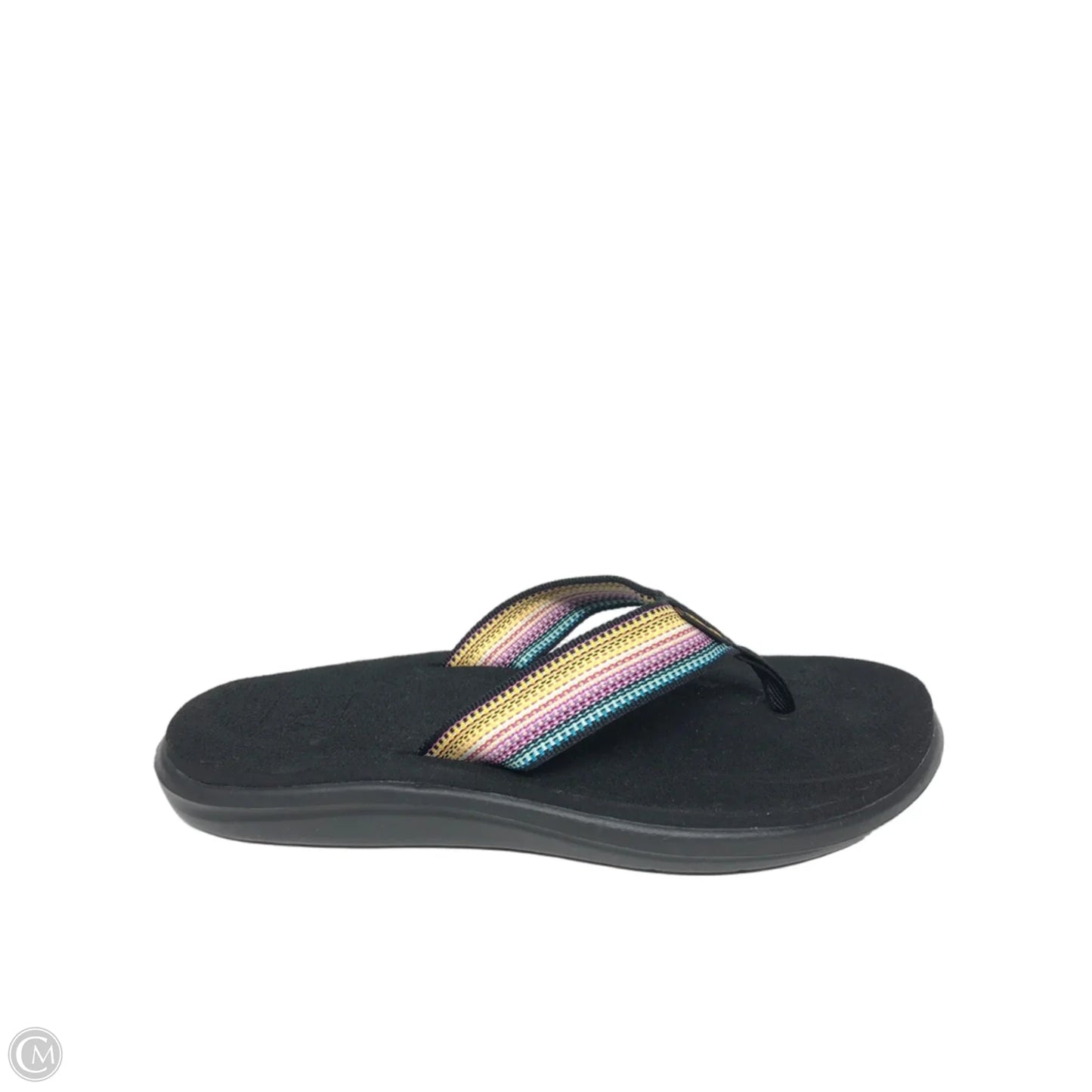 Sandals Flip Flops By Teva In Black, Size: 7