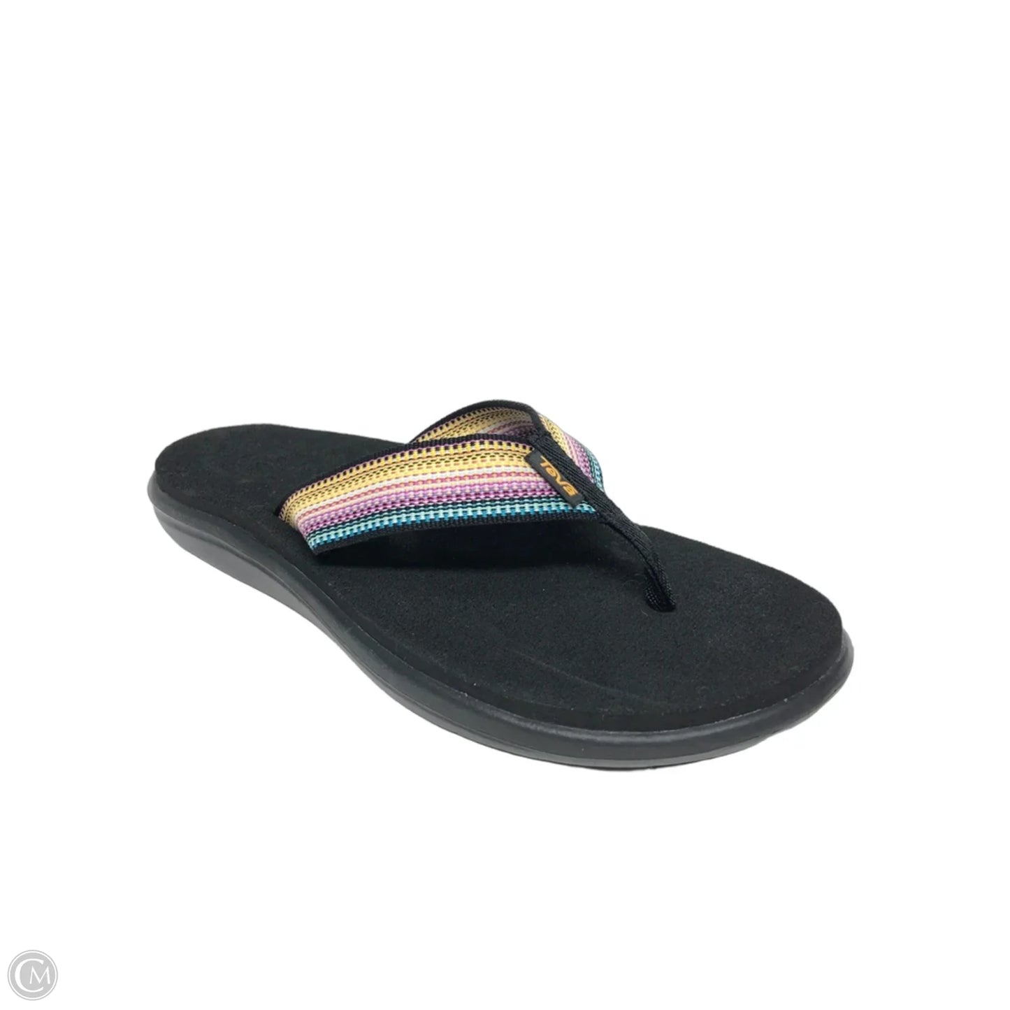 Sandals Flip Flops By Teva In Black, Size: 7