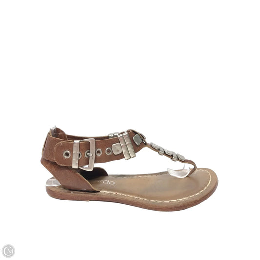 Sandals Flip Flops By Bernardo In Brown, Size: 6