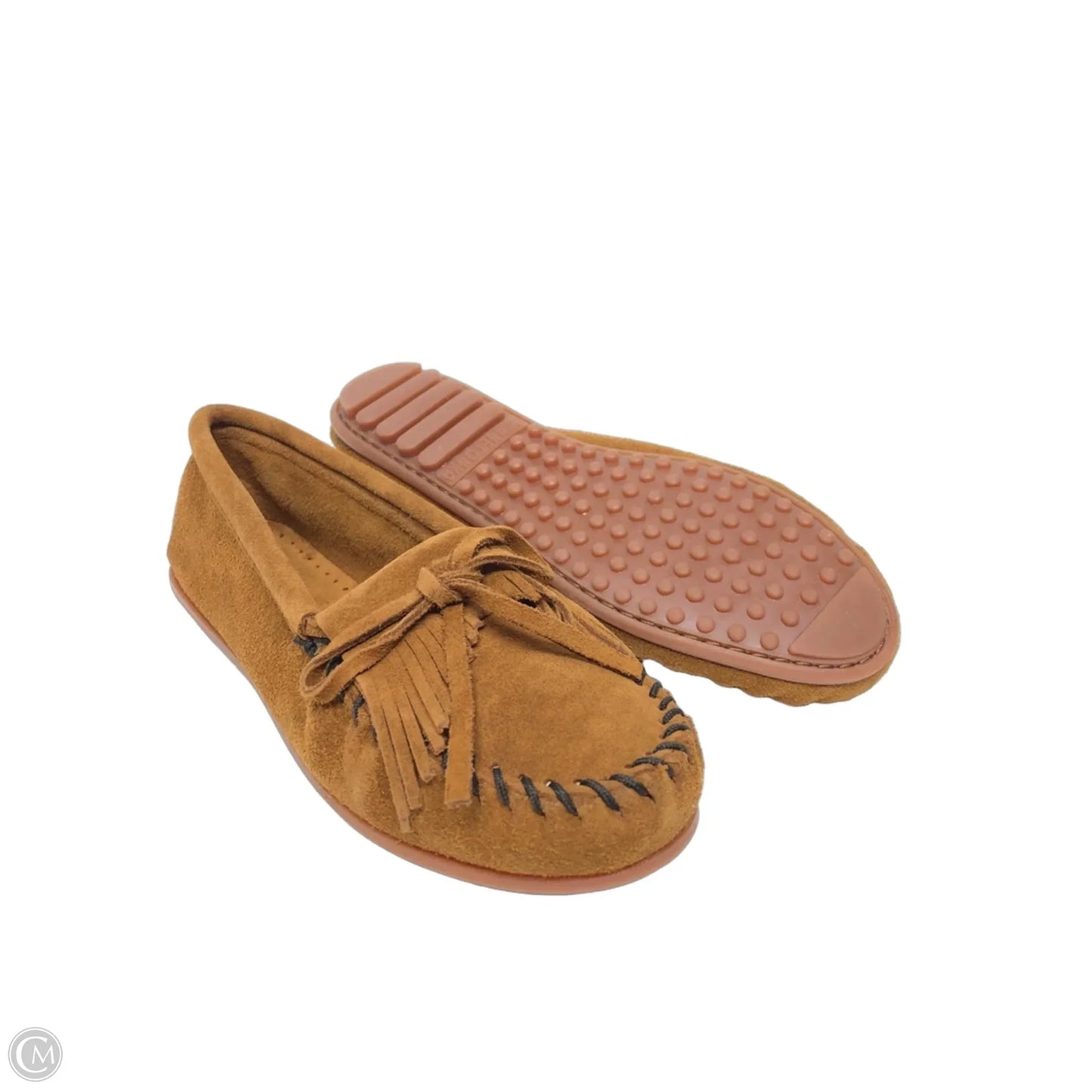 Shoes Flats By Minnetonka In Brown, Size: 8.5