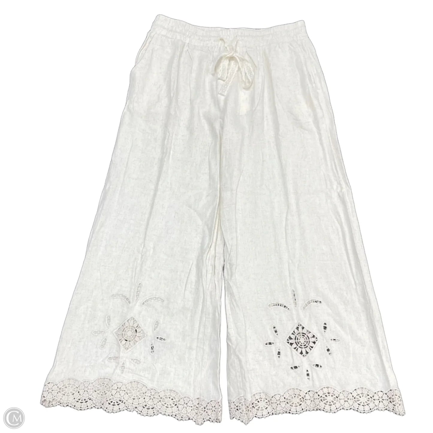 Pants Cropped By Umgee In Beige, Size: M