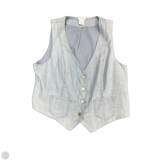 Vest Other By Sigrid Olsen In Blue, Size: L