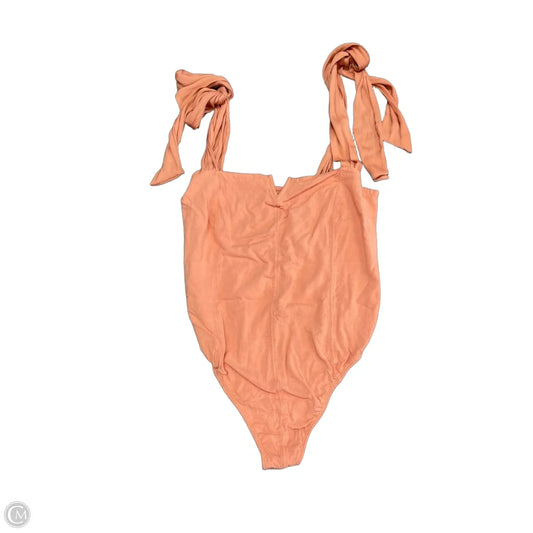 Bodysuit By Free People In Peach, Size: L