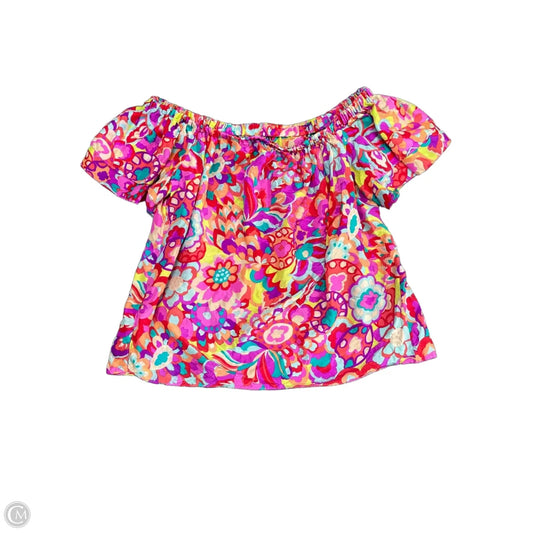 Top Short Sleeve By Trina Turk In Multi-colored, Size: M