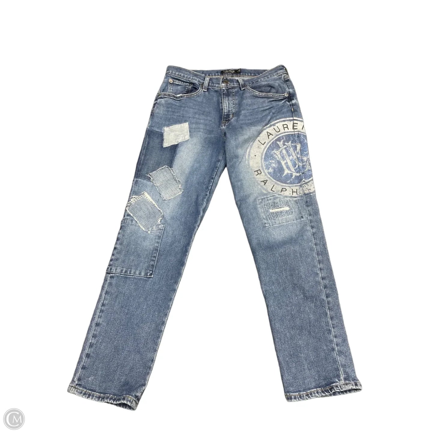 Jeans Skinny By Lauren By Ralph Lauren In Blue, Size: 4